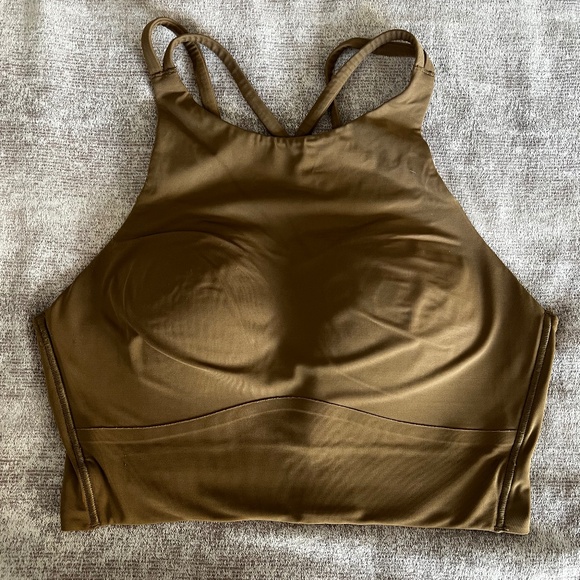 Lululemon Like a Cloud High-Neck Longline Bra B/C Cup - Artifact Size 6 - Picture 4 of 5